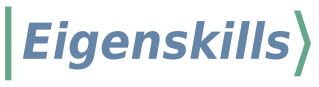 About Eigenskills logo